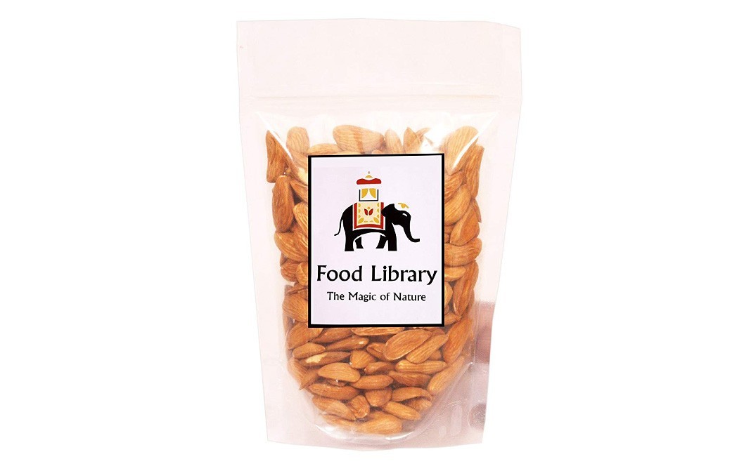 Food Library Almond (Mamra Badam)    Pack  200 grams